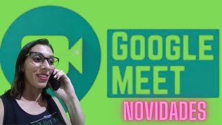 Novas funções do Google Meet  chat compartilhamento de tela e grid [upl. by Nido]