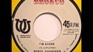 Boris Gardiner  Im Alone [upl. by Harutek]