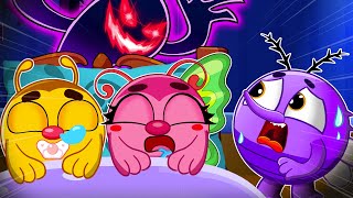 Ten In Bed Song 😴💤 Count To Ten  Im Scared with MONSTERS  Baby Bugs Nursery Rhymes amp Kids Songs [upl. by Arbmik]