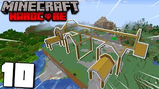 Starting My New MEGA BASE  Minecraft Hardcore  Episode 10 [upl. by Idarb]