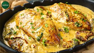 Savor the Richness Indulge in Creamy Tuscan Chicken Recipe [upl. by Aieki]