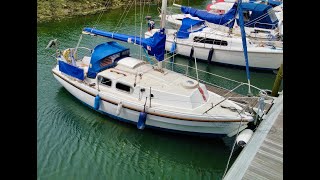 FOR SALE  WESTERLY PAGEANT ‘MISTY WIGHT’ CRUISING YACHT with VIVID BLUE MARINE [upl. by Mariand351]