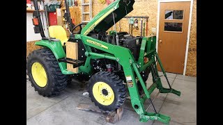 John Deere 3025e 50 Hr Service Part 2 [upl. by Ashmead]