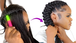 Most Beautiful Crochet Braid Hairstyle Beginner Friendly [upl. by Lledo64]