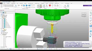 4 AXIS INDEX MACHINING IN POWERMILL 2018 [upl. by Nauaj583]