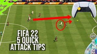 FIFA 22  5 BEST ATTACKING TIPS TO INSTANTLY IMPROVE amp SCORE MORE GOALS [upl. by Owena]