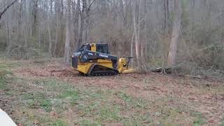 John Deere 333G with ECO Head mulcher [upl. by Stover364]