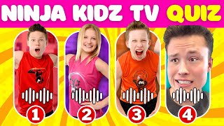 Ninja Kidz TV Quiz 2 Payton Delu Bryton Ashton Paxton [upl. by Arotahs]