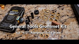 General Tools Grommet Kit [upl. by Atiroc944]