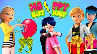 Miraculous ladybug and Cat Noir Luka movie love story Chloe ruins Marinettes birthday Cartoon 13 [upl. by Areyk634]