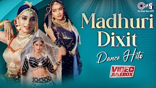 Madhuri Dixit Dance Hits  Video Jukebox  Bollywood 90s Romantic Songs  Hindi Love Songs [upl. by Glynis720]