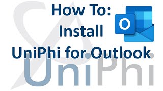 UniPhi for Outlook Plugin [upl. by Ammadis]