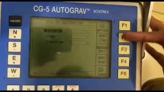 CG5 Autograv data acquisition and settings  Scintrex [upl. by Silyhp]