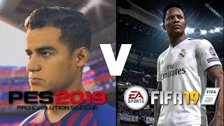 FIFA 19 v PES 2019  CAREER MODE v MASTER LEAGUE [upl. by Solohcin245]