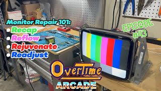 Repairing a 13” K7000 Arcade Monitor building a Test Bench Power Supply amp Rejuvenating a CRT Tube [upl. by Layton369]