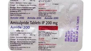 Amide 200 Tablets Amisulpride Tablets IP 200 mg [upl. by Levison]