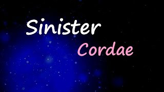 Cordae  Sinister Lyrics [upl. by Ambrosia573]