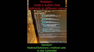 ASPNET Core MVC  How to implement RedirectToAction method calls to navigate to different Views [upl. by Bacchus603]