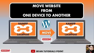 Move WordPress Website from One Localhost to Another  Move Website from One Device to another [upl. by Enitsyrk]