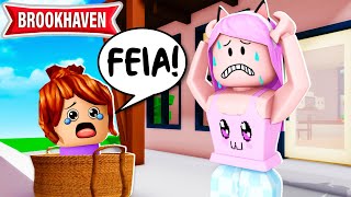 Roblox  ABANDONARAM UM BEBÊ NA MINHA PORTA HISTÓRIA NO BROOKHAVEN [upl. by Dalury905]