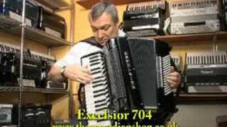 Excelsior model 704 96 Bass Accordion [upl. by Airdnua144]