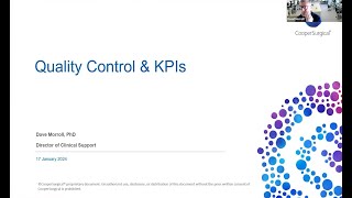 Webinar Quality Control amp Key Performance Indicators in AssistedReproductive Technology [upl. by Derr]