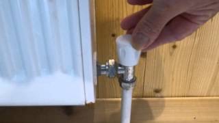 How to turn different radiator valves off [upl. by Other]