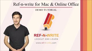 RefnWrite for Mac amp Online Office  Complete Tutorial amp Demo StepbyStep [upl. by Ydennek]