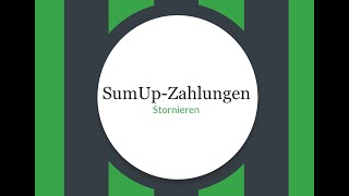 SumUpBuchungen stornieren [upl. by Haziza]