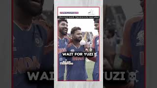 Rishab pant ka moyo moyo karna diya yuzi chahal youtube viral reals [upl. by Akienom605]