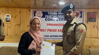 Kargil Police organises Drawing  Painting Competition for Students amp Youg artists [upl. by Joann]