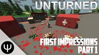 Unturned — First Impressions — Part 1 — Vehicle Warfare [upl. by Ajssatan]