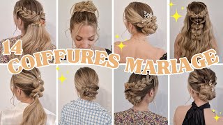 ♡ TUTO COIFFURE MARIAGE ♡ coiffure de fête FACILE et RAPIDE ♡ Coiffure pour aller à un mariage 2024 [upl. by Ssitruc604]