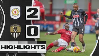 HIGHLIGHTS  CREWE ALEXANDRA 20 NOTTS COUNTY [upl. by Pare603]