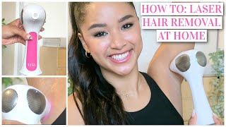 HOW TO DO LASER HAIR REMOVAL AT HOME ✨Everything you need to know ft Tria Hair Removal Laser 4X [upl. by Aicilaf]