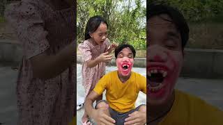 Why did you take off my mask👹🤪😫 Kem TV shorts [upl. by Anehs]