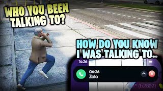 Tuggz Confronts Zolo For FLIRTING With Viviana COP  NoPixel RP  GTA RP  CG [upl. by Haelahk]