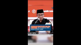 Pembacaan Hasil Pemilu Tibatiba Diskorsing Eks Komisioner KPU Belum Pernah Terjadi [upl. by Sewel]