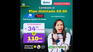 Bitel Portabilidad Promociones 2024 bitel [upl. by Follmer]