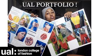 ACCEPTED PORTFOLIO UAL London College of Fashion [upl. by Adiol]