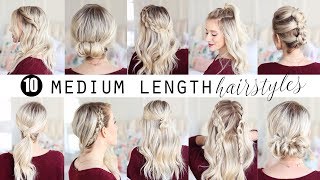 TEN Medium Length Hairstyles  Twist Me Pretty [upl. by Hannavas]