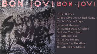 Bon Jovi Slippery When Wet Full Album [upl. by Ahsinert798]