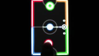 Glow Hockey 2  Game for iPhone iPad amp iPod Touch [upl. by Ennirak]