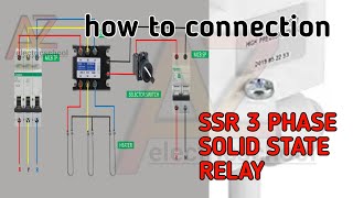 SSR 3 phase solid state relay  SSR Single phase  ssr solid state azelectricschoo [upl. by Notlehs]