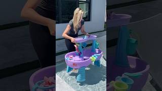 Building a unicorn water table for our pool [upl. by Tenay]