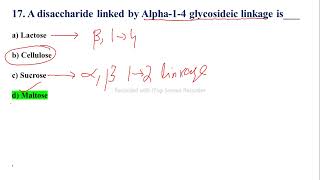 TestCarbohydrates amp Lipids Discussion by MJSChemistry with MJSppsckppscFpsc [upl. by Eillat]