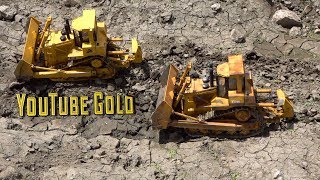 YouTube GOLD  DUEL DOZERS RIP the CUT  GOLD MAKES THE UGLY BEAUTIFUL s2 e14  RC ADVENTURES [upl. by Ianahs14]