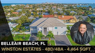 WINSTON ESTATES  POOL  Luxury Belleair Beach Homes  Florida Real Estate For Sale  33786 [upl. by Blossom]