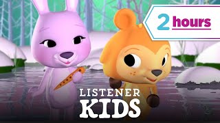 2 Hours of Christian music videos for toddlers  Jesus Loves Me  MORE Listener Kids [upl. by Soalokcin]