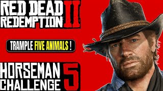 RDR2  Horseman 5  Trample Five Animals [upl. by Gunn]